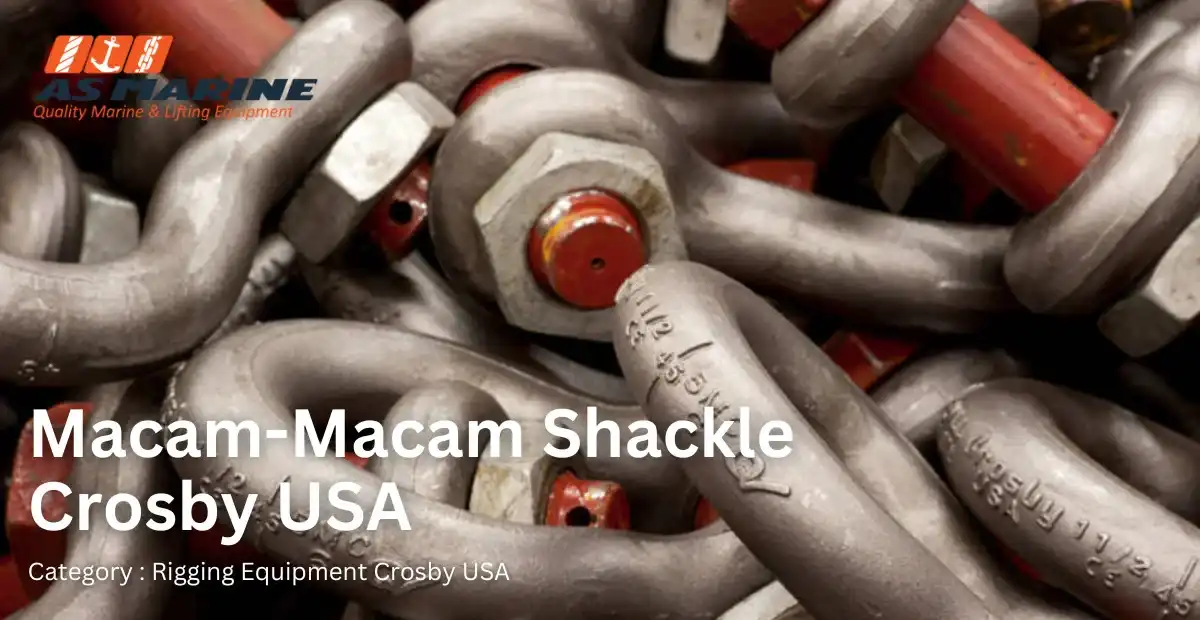 macam macam shackle crosby usa